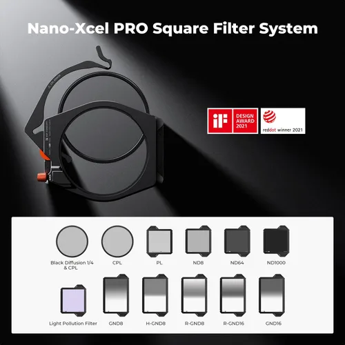 Miniatura 2 de K&F CONCEPT X PRO Kit de sistema de soporte de filtro cuadrado