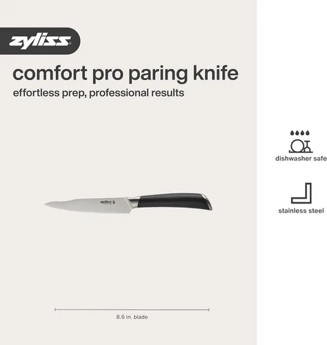 Miniatura 6 de Zyliss Comfort Pro Cuchillo de pelar - Cuchillo de verduras y frutas de espiga completa - Cuchillo de pelar y pelar de acero inoxidable endurecido