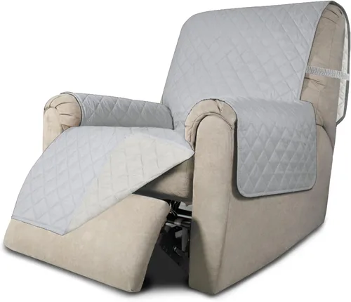 Miniatura 294 de Easy-Going - Funda para sofá, futón y sillón sin reposabrazos, reversible, resistente al agua, para mascotas y niños (azul oscuro/azul claro)