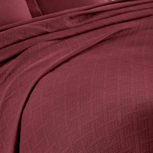Miniatura 3 de Superior Colcha de Tejido de Cesta 100% Algodón con Fundas, Ropa de Cama Jacquard Matelassé de Algodón Premium para Todas las Estaciones, Cesta