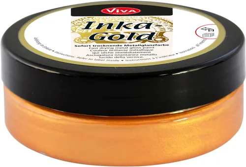 Miniatura 9 de Viva Decor Inka Gold Gilding Wax2.3 oz (violeta) - Pasta de pulido metálica a base de cera de fácil aplicación. Brillo metálico de secado rápido