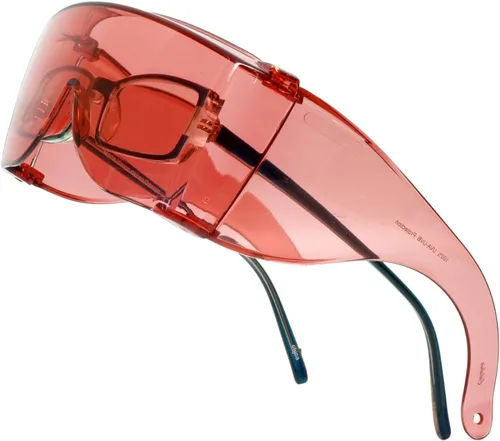 Miniatura 7 de Calabria 6000 gafas de seguridad de ajuste grande para hombres y mujeres, gafas de ajuste para hombres y mujeres, envolventes, tintadas, antivaho