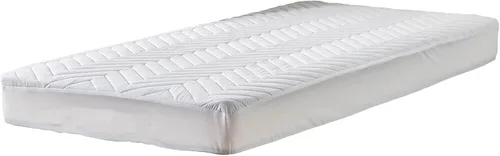 Miniatura 8 de Kingnex Protector de colchón acolchado impermeable para litera de RV de 30 x 75 para cama individual estrecha, estilo de sábana ajustada