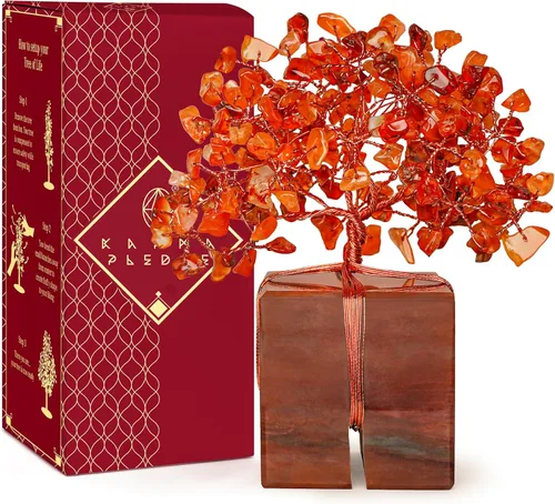 Miniatura 19 de Árbol de la vida de cristal de amatista curativos de chakras, árboles bonsái de Feng Shui para energía positiva, dinero, buena suerte, árbol