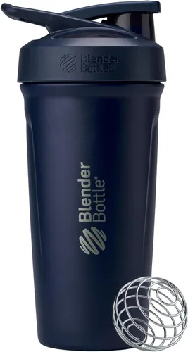 Miniatura 17 de BlenderBottle Sport - Botella aislada de acero inoxidable con batidor de alambre, 24 onzas, color bosque – Batidos de proteína e hidratación