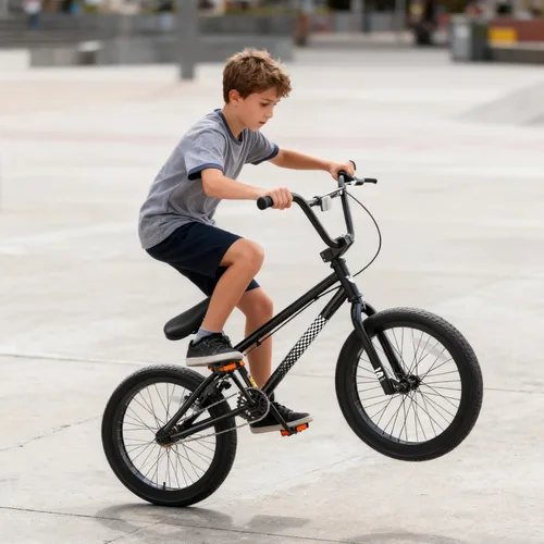 Miniatura 3 de KORIMEFA Bicicleta BMX Freestyle 18 20 pulgadas para niños y niños, bicicleta de trucos para 7-12 años, pernos Pro/Guro a elegir, marco de acero
