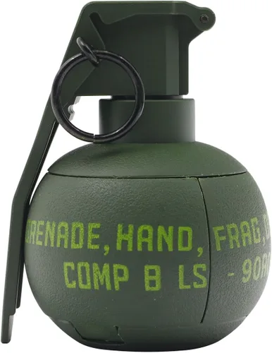 Zhongren M67 Granadas de mano de plástico juguete modelo de granada ficticia Tactcial Airsoft Paintball Ejército juego de rol Prop para mayores de