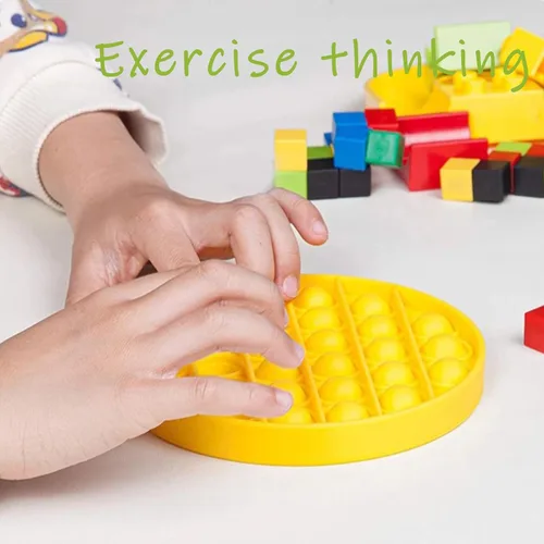 Miniatura 5 de 12 piezas aleatorias de juguetes para ansiedad, juego de juguetes sensoriales Push Pop Fidget, regalos para aliviar el estrés para niños y adultos