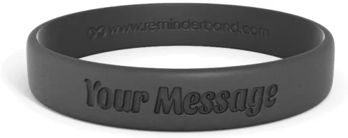Miniatura 54 de Reminderband - Pulsera clásica de silicona 100% personalizada – Pulsera de goma de silicona personalizada – Personalizable, eventos, regalos, apoyo