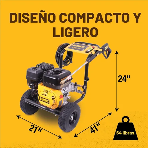 Miniatura 8 de Dewalt 61147S Lavadora a presión de 3300 PSI, 2.4 GPM, a gas, agua fría