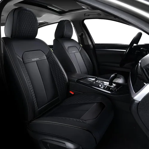 Miniatura 12 de FLORICH Fundas de asiento delantero, 2 piezas, fundas de asiento para automóviles, fundas de asiento universales de cuero de lujo, accesorios