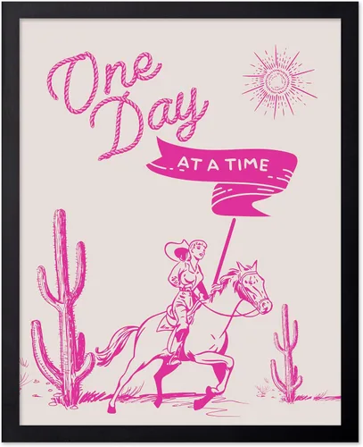 Miniatura 62 de Poster Master Póster retro de vaquera rosa con texto en inglés "Raise Hell", diseño de pared occidental, regalo para hombres y mujeres, decoración