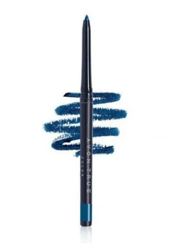 Miniatura 5 de AVON fmg Glimmer - Lápiz delineador de ojos negro crema, negro, impermeable, a prueba de manchas, de larga duración, con precisión de deslizamiento