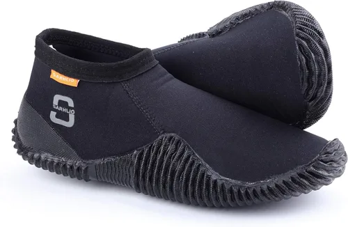 Botas de buceo de neopreno de 0.118 in con suela de goma antideslizante para buceo, esnórquel, kayak, wakeboard, deportes de playa, 1 par
