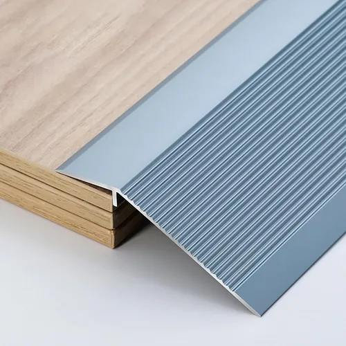 Miniatura 10 de Kunovo Tira de umbral de transición antideslizante extra ancha, barra de cubierta de costura de puerta para suelos irregulares, rampa reductor