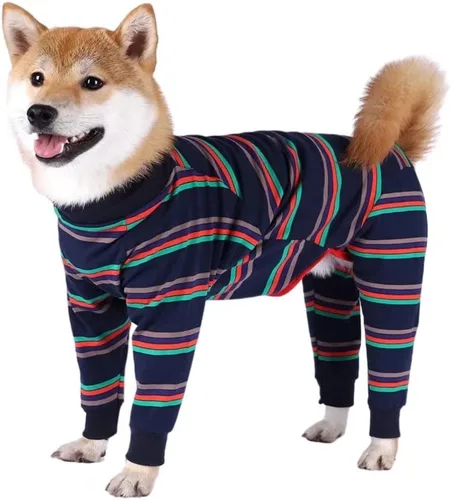 Mono de Cirugía de Recuperación para Perros, Camisa de Recuperación para Perros de Tamaño Mediano a Grande, para Heridas Abdominales o Enfermedades