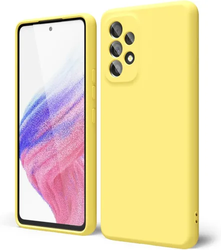 Miniatura 208 de oakxco Funda para teléfono Samsung Galaxy A12 con agarre de silicona líquida, linda delgada fina suave cubierta de gel de goma TPU lisa para mujeres