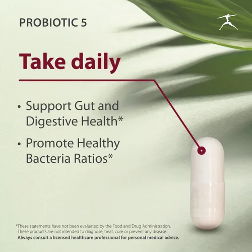 Miniatura 3 de BIOSPEC NUTRITIONALS Probiotic-5 - Complejo probiótico de amplio espectro con 5 mil millones de microorganismos y 5 cepas únicas por cápsula