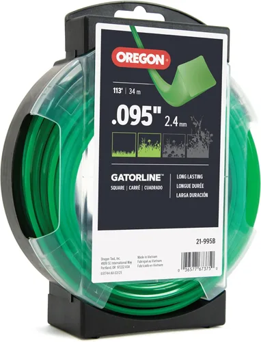 Miniatura 10 de Oregon 19-041 Gatorline Línea de recortadora cuadrada precortada de 0.095 pulgadas de diámetro x 8 pulgadas de largo, 50 piezas por tubo