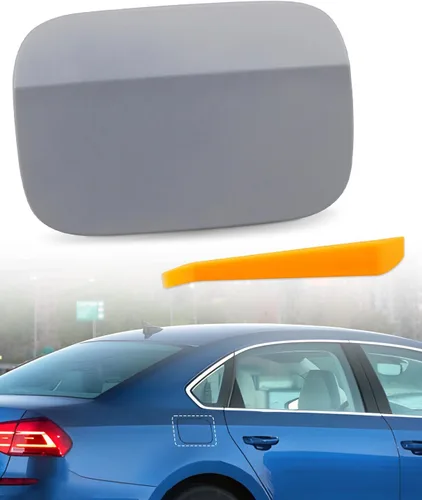 Tapa de puerta de tanque de combustible de llenado de gas para VW Volkswagen Passat 2012 2013 2014 2015 2016 2017 2018, Reemplaza 561809857 Primer