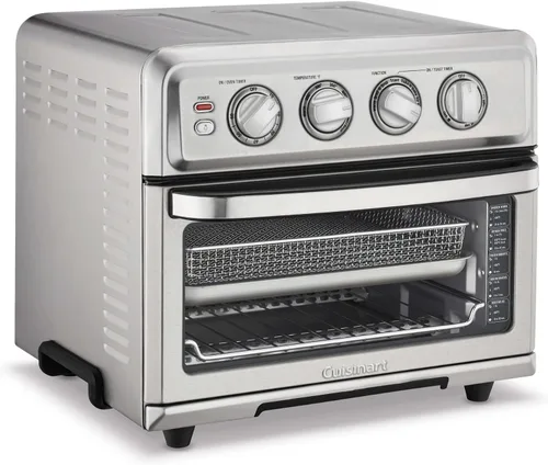 Miniatura 3 de Cuisinart Freidora de aire + horno tostador de convección, horno 8-1 con opciones para hornear, parrilla, asar y calentar y tostadora de plástico