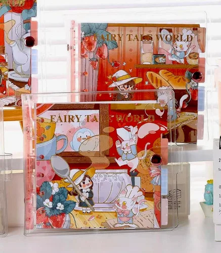 Miniatura 2 de Cuaderno de bolsillo kawaii, diario en espiral kawaii, bloc de notas en espiral pequeño, lindo cuaderno de papel de calidad premium, 160 páginas