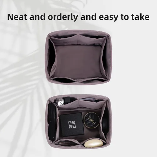 Miniatura 5 de DGAZ Organizador de bolso suave y sedoso, sedoso, bolso de lujo en moldeadores de bolsas, mujer, se adapta a picotina 1822 bolsas