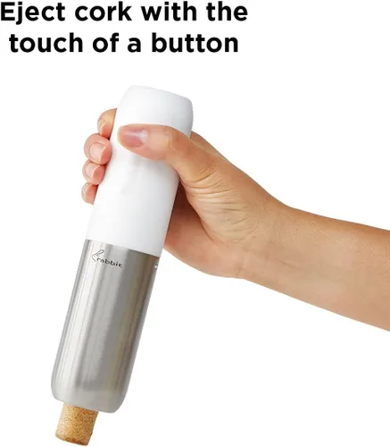 Miniatura 7 de Rabbit Abridor de vino eléctrico compacto, sacacorchos eléctrico con cortador de lámina integrado, recargable y portátil, fácil apertura de botella