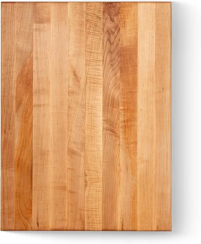 John Boos RA-Board Series Tabla de cortar rectangular de madera de arce de 24 x 18 pulgadas, 2.25 pulgadas de grosor, bloque de carnicero reversible