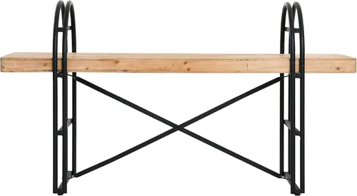 Miniatura 6 de Main + Mesa Eitri Banco de madera y metal, madera flotante Driftwood