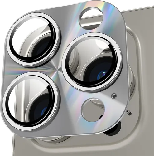 Miniatura 10 de YWXTW Protector de lente de cámara para iPhone 15 Pro Max/iPhone 15 Pro, [gradiente láser de litografía] [fortalecimiento 5X] Protector de pantalla