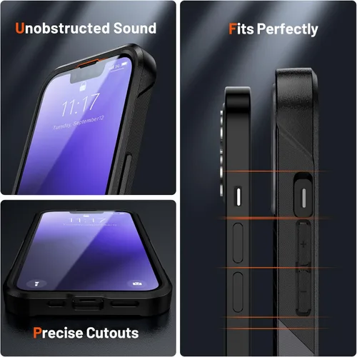 Miniatura 304 de Jeylly Funda para iPhone SE/Funda para iPhone 5S, Exterior de Plástico Duro que Absorbe Golpes + Interior de Silicona de Goma Defensor contra