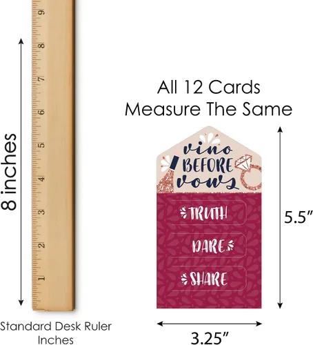 Miniatura 4 de Big Dot of Happiness On Cloud 9 - Juego de 12 tarjetas de encurtidos para despedida de soltera o despedida de soltera – Truth, Dare, Share Pull Tabs
