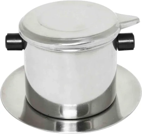 Miniatura 4 de TrueCraftware - Filtro infusor de cafetera de una taza de acero inoxidable - Cafetera vietnamita Cafetera Gotero Cafetera Cafetera Hogar Cocina