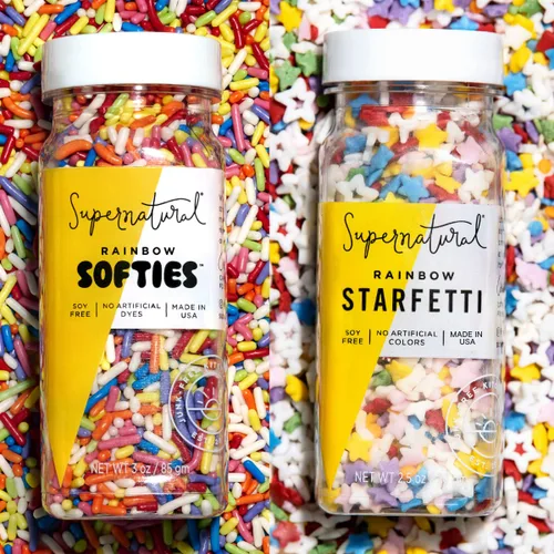 Miniatura 8 de Supernatural All Natural Sprinkles Juego de Navidad Sin Colorantes, Sin Colorantes Artificiales, Sin Soja, Sin Gluten, Vegano y Espolvoreados