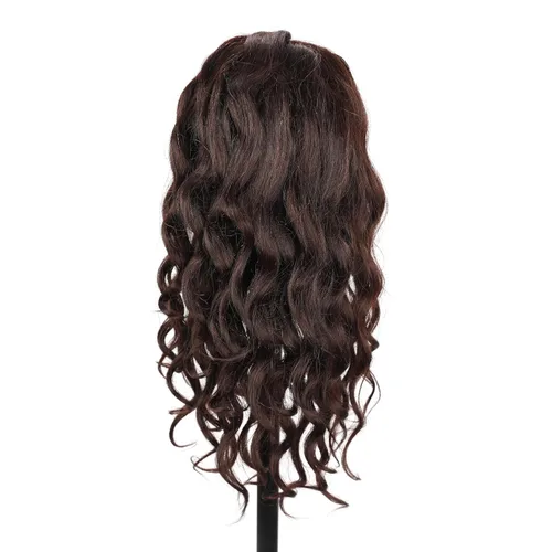 Miniatura 6 de Stancia Cabeza de maniquí para entrenamiento de cosmetología y suministros de estilista, cabeza de maniquí con 80% de cabello humano, cabeza