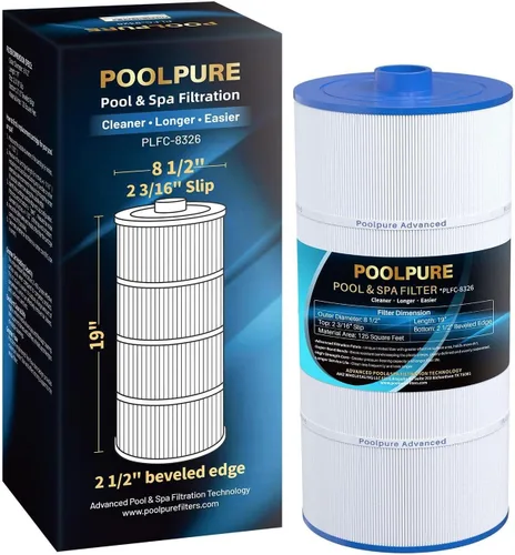 POOLPURE Filtro de spa que reemplaza a Sundance 6540-488, PSD125-2000, Unicel C-8326, Filbur FC-2780, Aladdin 22507, Baleen AK-70013, Magnum SU125,