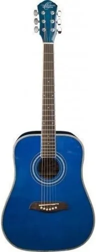 Miniatura 4 de Oscar Schmidt Guitarra acústica OGHS de 6 cuerdas de tamaño 1/2, rosa, (OGHSP-A)