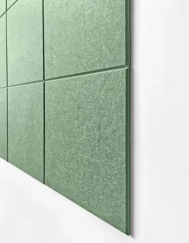 Miniatura 36 de Tabla de corcho alternativa de 24 x 36 pulgadas, paquete de 6 azulejos de pared de fieltro con pestañas adhesivas extraíbles seguras, tableros
