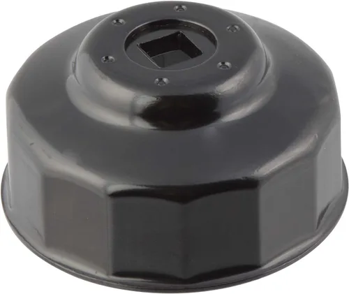 Miniatura 4 de Steelman 90mm x 15 Flauta Llave para tapa del filtro de aceite, accionamiento de 3/8 de pulgada, diseño de bajo perfil para espacios reducidos