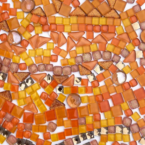 Miniatura 20 de LITMIND 1.1LB Azulejos de Mosaico de Cristal Irregular de Colores Surtidos - Perfectos para Manualidades Artísticas, Proyectos de Creación de Mezcla