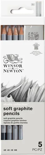 Miniatura 11 de Winsor & Newton Studio Collection - Lápices de grafito, juego de 5