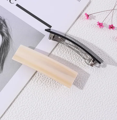 Miniatura 3 de 2 pasadores de pelo grandes para mujer, diseño francés retro, pasadores de pelo vintage elegantes para cabello fino y grueso