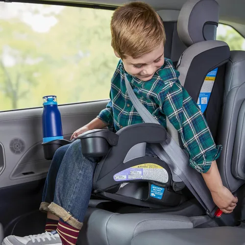 Miniatura 29 de Safety 1st EverSlim - Asiento de automóvil convertible 4 en 1, clip de pecho SecureTech, ultra delgado, 4 modos de bebé a refuerzo, asiento