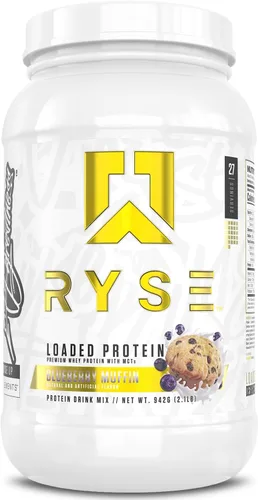 Miniatura 31 de Ryse - Proteína en polvo cargada, 0.88 onzas de aislado y concentrado de proteína de suero de leche, fibra prebiótica y MCT, baja en carbohidratos