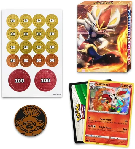 Miniatura 3 de Pokemon TCG: Baraja temática de Sword & Shield con Cinderace.