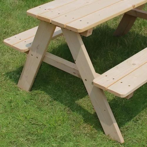 Miniatura 9 de banco de madera para picnic para niños