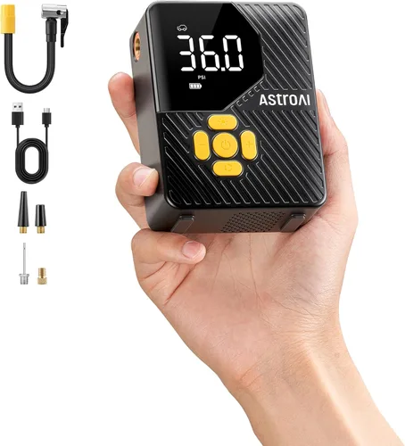Miniatura 2 de AstroAI Compresor de aire portátil con inflador de neumáticos mini L7 y L7
