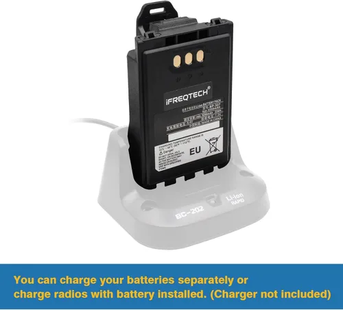 Miniatura 3 de BP-307 Batería 3350mAh 7.2V Li-Ion Batería de repuesto compatible con Icom ID-52A ID-52E ID-50A IC-705 IP-100H IP-501H IP-503H Reemplazo de radio