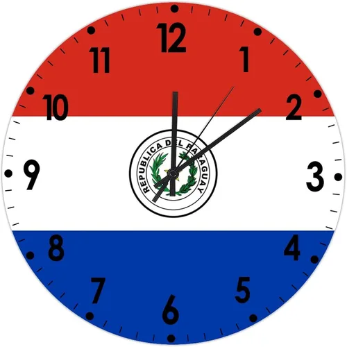 Miniatura 800 de Cheyan Reloj de pared con bandera de Canadá de 12 pulgadas, silencioso, sin tictac, de PVC, funciona con pilas, reloj redondo decorativo, regalo